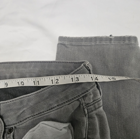 Justblack Gray Skinny Jeans With Distressed Hems! - Picture 6 of 9